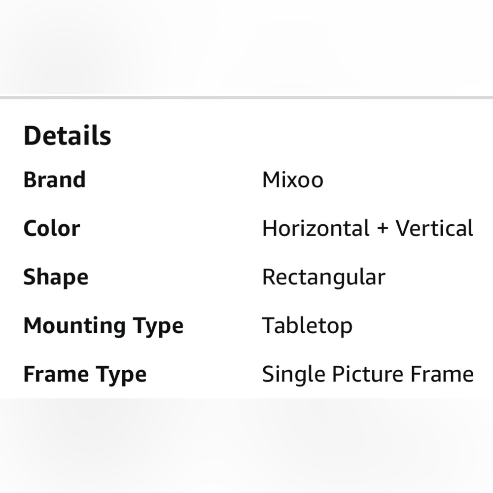 4x6 Rustic Wood Photo Frame - 2 Pack - (Horizontal + Vertical) - NWT NIB - Picture 7 of 7